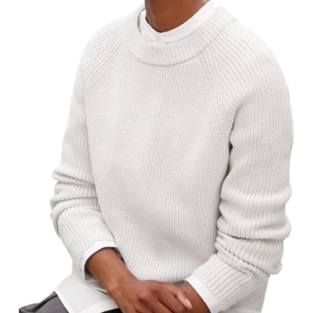 COS Knit Cotton Crewneck Sweater Small